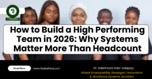 how to build a high performing team